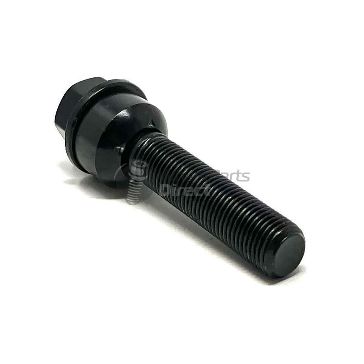 14x1.5mm R14 58mm Thread 19mm Hex Black Wheel Bolt