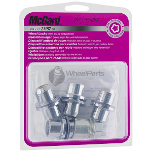 Set of McGard 21157SU 14x1.5 Range 46mm Chrome Locking Wheel Nuts