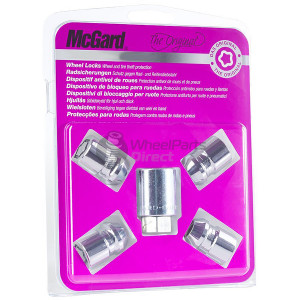 Set of McGard 24152SU 12x1.25 Tapered 33mm Chrome Locking Wheel Nuts