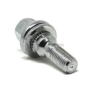 12x1.5mm Flat 33mm Thread 17mm Hex Chrome Wheel Bolt