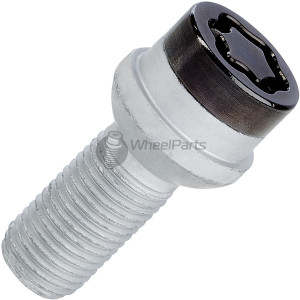 Set of McGard 28069SUB 14x1.5 R14 28mm Black Locking Wheel Bolts