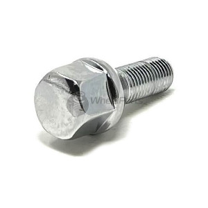 12x1.5mm Tapered 26mm Thread 19mm Hex Chrome Wheel Bolt