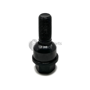 14x1.5mm R14 30mm Thread 19mm Hex Black Wheel Bolt