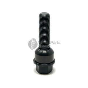 14x1.5mm R14 45mm Thread 19mm Hex Black Wheel Bolt