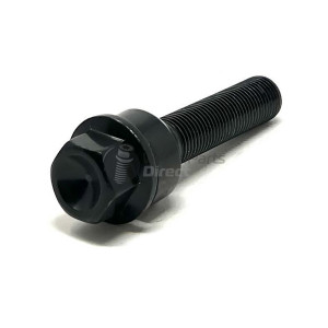 14x1.5mm R14 58mm Thread 19mm Hex Black Wheel Bolt