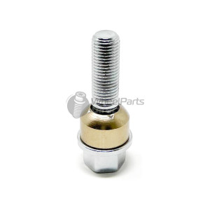 14x1.5mm R14 37mm Thread 19mm Hex Chrome Wheel Bolt