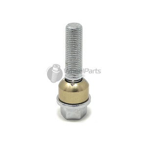 14x1.5mm R14 45mm Thread 19mm Hex Chrome Wheel Bolt