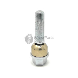 14x1.5mm R14 48mm Thread 19mm Hex Chrome Wheel Bolt