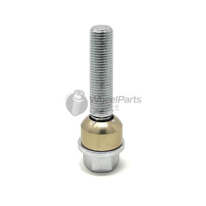 14x1.5mm R14 53mm Thread 19mm Hex Chrome Wheel Bolt