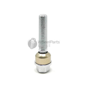 14x1.5mm R14 58mm Thread 19mm Hex Chrome Wheel Bolt