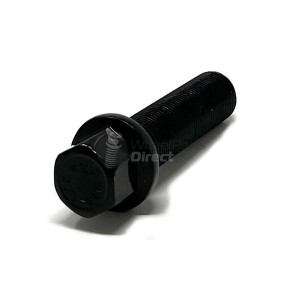 15x1.25mm R14 57mm Thread 17mm Hex Black Wheel Bolt