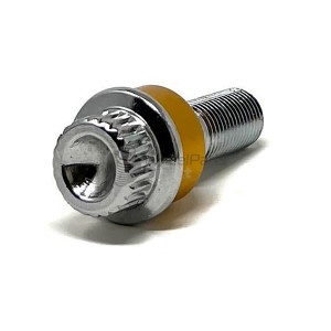 Set of GEN2 Economy 14x1.5 R14 30mm Chrome Locking Wheel Bolts