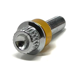 Set of GEN2 Economy 14x1.5 R14 37mm Chrome Locking Wheel Bolts