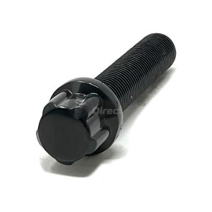 Set of GEN2 Economy 14x1.5 R13 65mm Black Locking Wheel Bolts